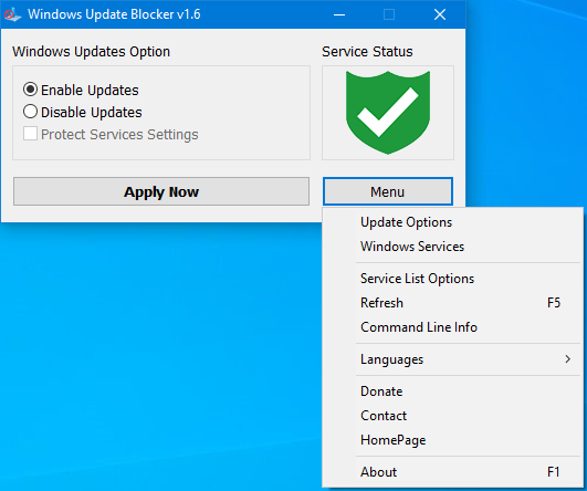 לחץ על התמונה לגרסה מוגדלת.&nbsp;

שם:	windos_update_blocker_main.png&nbsp;
צפיות:	64&nbsp;
גודל:	32.6 קילובייט&nbsp;
מק